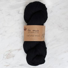 Durukar La Mia Natural Wool Siyah El Örgü Ipi - L815 - 34398