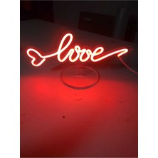 Sevgililer Günü Hediyesi Love Neon Yazı