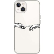 Manitoba Iphone 15 Uyumlu Baskılı Yumuşak Silikon Şeffaf Telefon Kılıfı