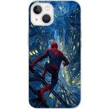 Manitoba Iphone 13 Uyumlu Baskılı Yumuşak Silikon Şeffaf Telefon Kılıfı