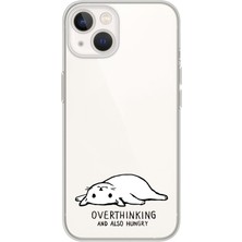 Manitoba Iphone 14 Uyumlu Baskılı Yumuşak Silikon Şeffaf Telefon Kılıfı
