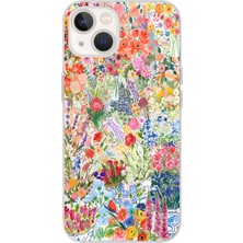 Manitoba Iphone 13 Mini Uyumlu Baskılı Yumuşak Silikon Şeffaf Telefon Kılıfı