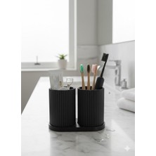 Çift Bölmeli Diş Fırçalık - Renk Seçenekli