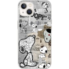 Manitoba Iphone 13 Uyumlu Baskılı Yumuşak Silikon Şeffaf Telefon Kılıfı