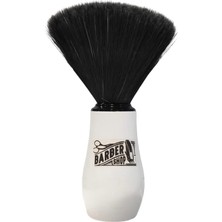 Com Barber Shop Ense Fırçası Beyaz Siyah