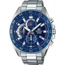 Casio EFV-550D-2AVUDF Erkek Kol Saati Çelik Malzeme ile 10 ATM Suya Dayanıklı Lacivert Kadran