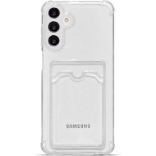 Teknomoda Samsung Galaxy S24 Plus Kılıf Kartlıklı Anti Şok Korumalı Şeffaf Silikon Şeffaf Açık