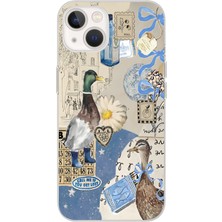 Manitoba Iphone 15 Uyumlu Baskılı Yumuşak Silikon Şeffaf Telefon Kılıfı