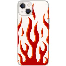 Manitoba Iphone 14 Uyumlu Baskılı Yumuşak Silikon Şeffaf Telefon Kılıfı