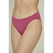 C&city C13001 Dikişsiz Slip Külot Mürdüm