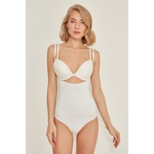 C&city C12023 Slip Body Life Korse Beyaz
