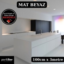 Packline Marketing Mat Beyaz Mobilya Dolap Tezgah Kaplama Folyosu 100CM x 3m