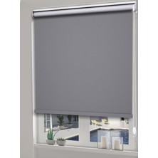 Perdego Allium Serisi Koyu Gri Renk (A Kalite) Blackout Karartma Stor Perde