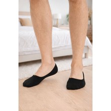 Dündar Erkek Bambu Dikişsiz Kokulu Babet Çorap Siyah 3'lü Paket