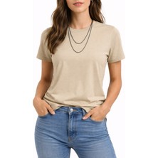 Unisex, Kalın Kumaş / Yıkamalı Tarz Tshirt, Orta Sertlikte Yıkama Tuşesi Verilmiştir