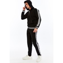 Ganise Mevsimlik 3 Şeritli Eşofman Takımı