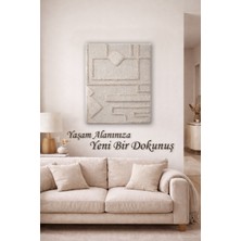 Bispot Koza Home Duvar Halısı Krem