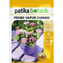 Patika Botanik 100 Adet Pembe Vapur Dumanı Çiçek Tohumu