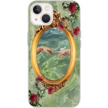 Manitoba Iphone 15 Uyumlu Baskılı Yumuşak Silikon Şeffaf Telefon Kılıfı