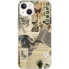 Manitoba Iphone 15 Plus Uyumlu Baskılı Yumuşak Silikon Şeffaf Telefon Kılıfı