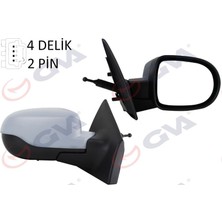Gva 1014180 - Dış Dikiz Aynası Sağ Clıo 09 Mekanik Sensörlü Astarlı Konveks 2 Fiş VM-6135PSR