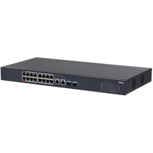 Dahua CS4218-16ET-135 16 Port 10/100 + 2XRJ45/1GB Sfp Combo Cloud Yönetilebilir Rackmount 135W Poe Swıtch
