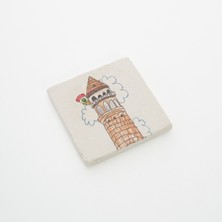 Down Design Galata Figürlü - Bardak Altlığı
