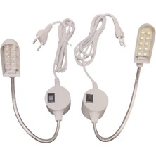 Spiral Dikiş Makinası Lambası Mıknatıslı 10 Ledli Auraonline