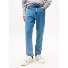 Tommy Hilfiger Isaac Rlxd Tprd AI4136 Erkek Mavi Denim Pantolon - DM0DM20545