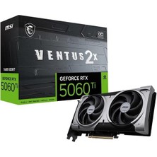 MSI Msı RTX5060TI 16GB Ventus 2x Oc Plus 128BİT Gddr7 HDMI Dp Pcıe 5.0