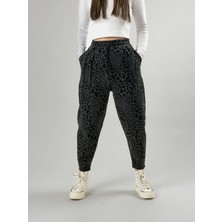 Cocopelli Leopar Desenli Cep Detaylı Kadın Baget Pantolon COC2721