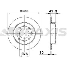 Braxis Arka Fren Dısk Aynası 258 mm Kıa Cerato 04