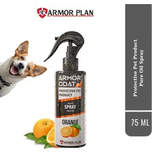 ARMOR COAT Köpek Tüy Bakım Spreyi, Köpek Parfümü Portakal Kokulu Parlaklık & Koku Giderici 75 ml