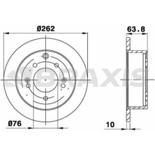 Braxis Arka Fren Dısk Aynası Cerato Iı 1.6 1.6 Cvvt 2.0 2.0 Mpı 09= Shuma Coupe 1.6 Tgdı 2.0 14=