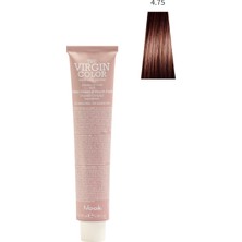 Nook Virgin Color Amonyaksız Profesyonel Saç Boyası 100ML-KOYU Çikolata/koyu Bitter Çikolata(4.75-Choco Koyu Bitter)