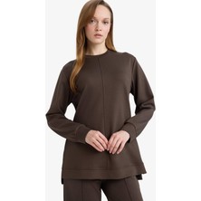DeFacto Regular Fit Bisiklet Yaka Uzun Kollu Tunik F5117AX26SP