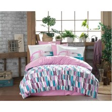Hobby Kingsize Poplin Nevresim Mikado Pembe