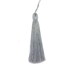 İlkyaz Fashion Püskül Tekli 10 cm 1 Adet Gümüş (Ilkyz-Fshon-34)