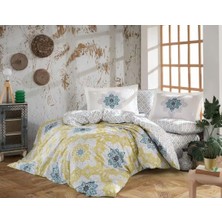 Hobby Kingsize Poplin Nevresim Amanda Sarı