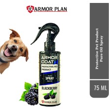 ARMOR COAT Köpek Tüy Bakım Spreyi, Köpek Parfümü Böğürtlen Kokulu Parlaklık & Koku Giderici 75 ml