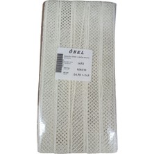 İlkyaz Fashion Dantel Polyester Güpür Bant Krem 14,50 Metre En 3 cm ON-1652-KR (Ilkyz-Fshon-34)