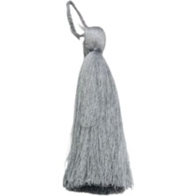 İlkyaz Fashion Püskül Tekli 10 cm 1 Adet Gri (Ilkyz-Fshon-34)