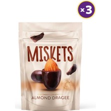 Miskets Bademli Sütlü Çikolata Kaplamalı Draje 70G X3 Adet