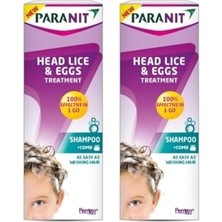 MarkEntegra Paranit Baş Biti ve Sirke Tedavisi 100 ml Şampuan 2 Kutu