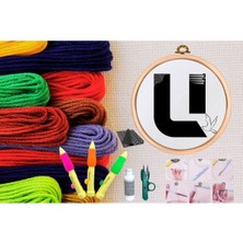 İlkyaz Fashion Punch Seti Nakış Seti Kasnaklı Kendin Yap Seti Seri 91 (Ilkyz-Fshon-34)