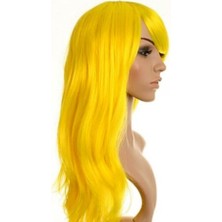 Tuncel Store Sarı Renk Uzun Parti Peruğu