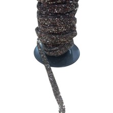 İlkyaz Fashion Silikonlu Yapıştırma Taş Şerit 2 cm Siyah 5 Metre (Ilkyz-Fshon-34)