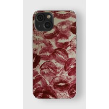 Manitoba Iphone 13 Mini Uyumlu Baskılı Yumuşak Silikon Şeffaf Telefon Kılıfı