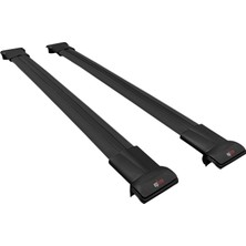 Acpar Land Rover Range Rover Sport (L320) 2005-2013 Arası ile Uyumlu Fly Model Ara Atkı Tavan Barı Siyah 2 Adet