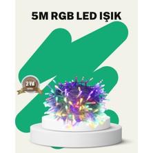 Kanonik Education 50’li LED Şeffaf Kablolu 5 m Aydınlatma Işık Süsleme Led